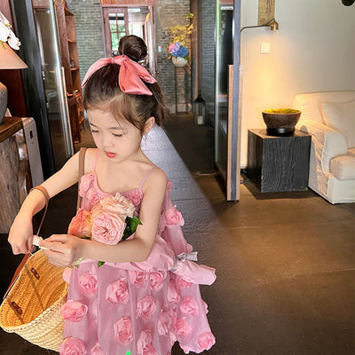 Vestido Infantil con Tirantes Ajustables Estilo Dulce - Image 8