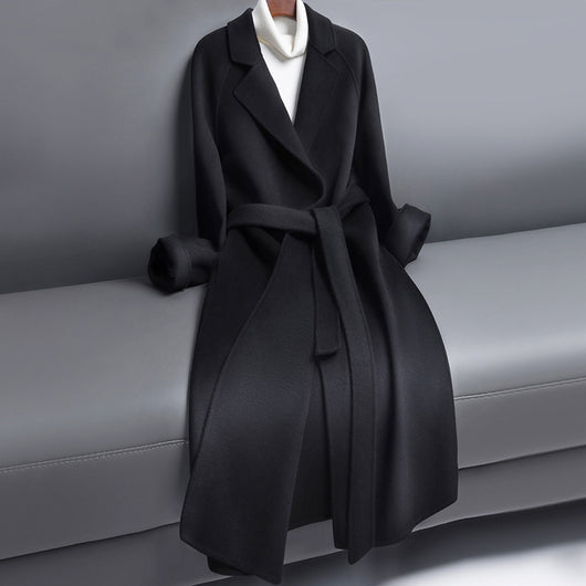 Abrigo de Lana para Mujer - Elegancia Invernal Little Man - Image 2