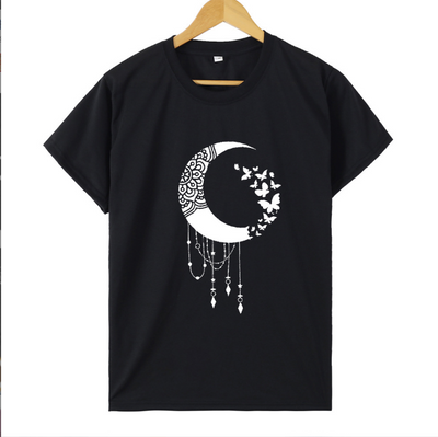 Playera Estampada con Personajes de Dibujos Animados en Inglés para Mujer - Image 10