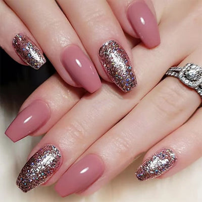 Uñas Postizas Bailarina Removibles con Diseño de Arte Nail - Image 12