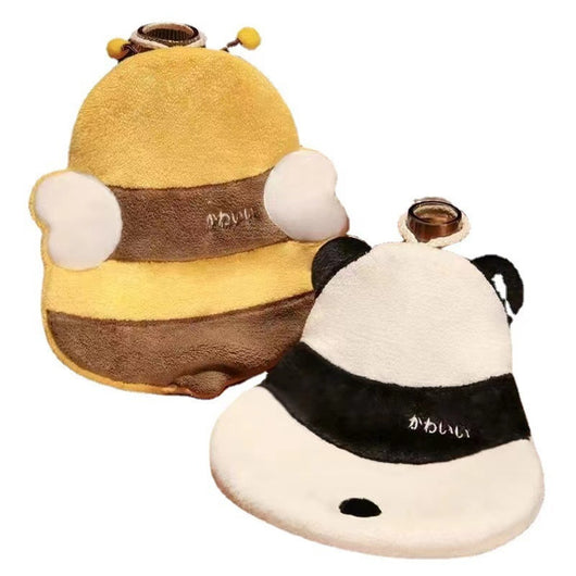 Toalla Infantil de Microfibra Coral con Diseño Panda y Abeja - Image 5