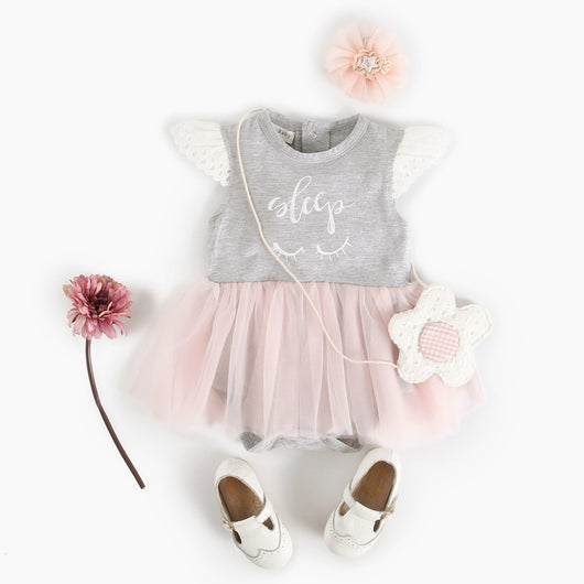 Mono Princesa de Verano para Bebé con Estampado de Dibujos Animados y Mangas Ángel - Image 15