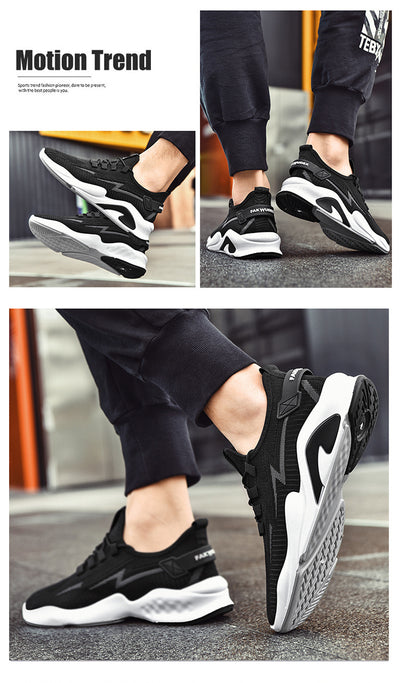 Zapatillas Deportivas Mesh Hombre - Diseño Moderno en Colores Sólidos - Image 12