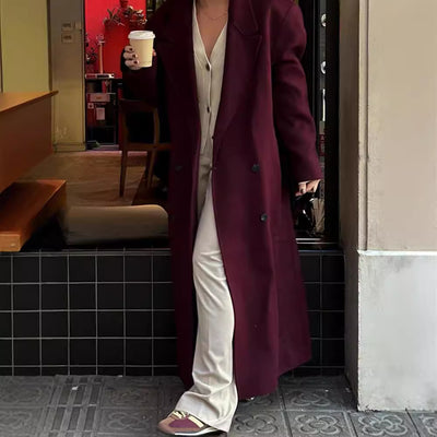 Blazer Solapa Larga Vino Tinto - Image 3