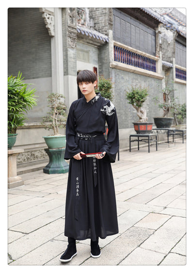 Set de Pareja Hanfu Estilo Antiguo - Conjunto Estudiante Tradicional - Image 16