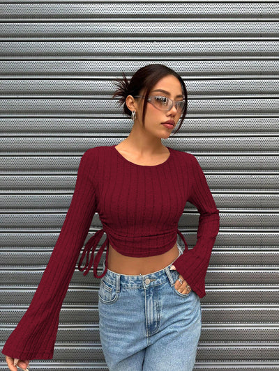 Playera Slim Fit Mujer Tendencia Otoño Invierno Street Style - Image 18