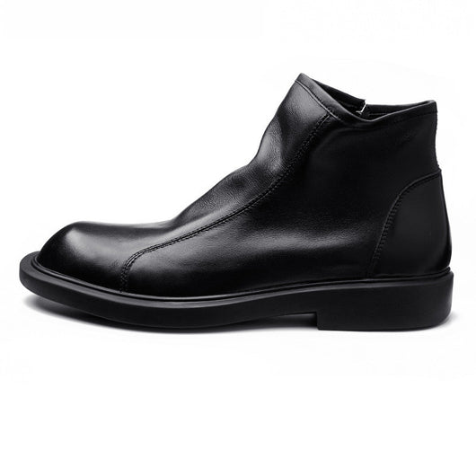 Botas Martin de Cuero Genuino con Punta Redonda para Hombre - Image 13