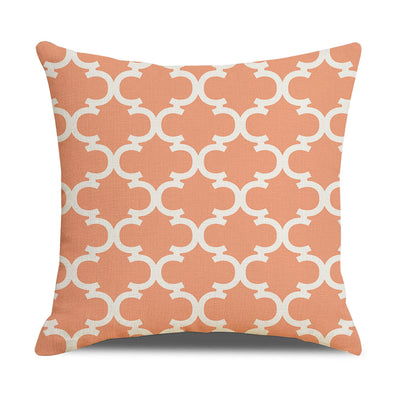 Funda de Almohada Lino Geometría Simple - Diseño Moderno para Sofá y Hogar - Image 28
