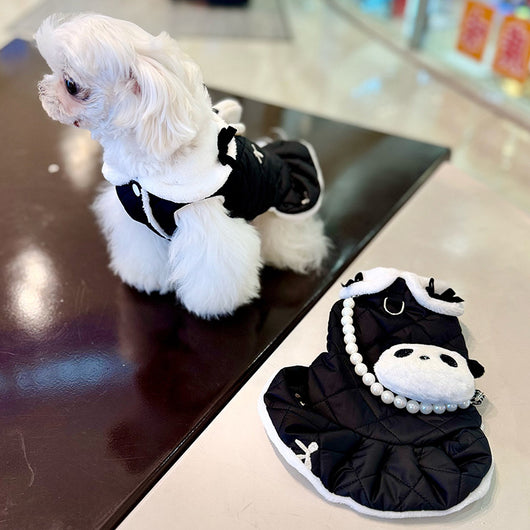 Abrigo Acolchado para Perros y Gatos con Arnés de Tracción - Image 3