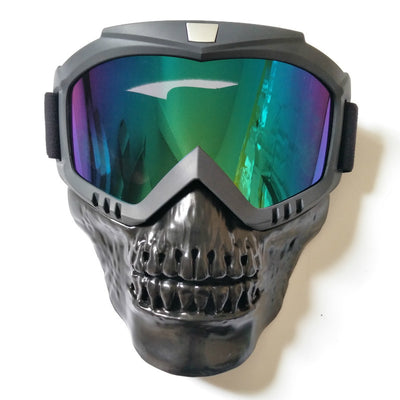 Máscara Calavera Demonio para Motociclismo y Deportes Extremos
