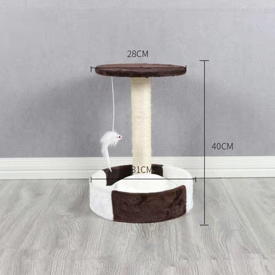 Torre de Rascador para Gatos con Columna Integrada - Image 12
