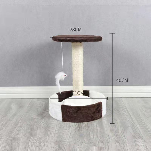Torre de Rascador para Gatos con Columna Integrada - Image 12