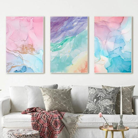 Cuadro Pintura al Óleo Digital sin Marco - Decoración Moderna para Hogar