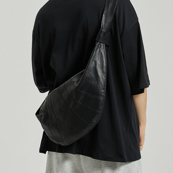 Bolsa de Pecho de Cuero para Hombre - Estilo Moderno y Funcional