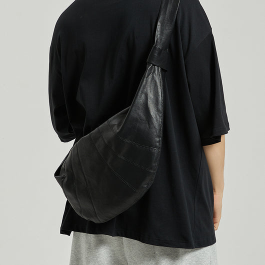 Bolsa de Pecho de Cuero para Hombre - Estilo Moderno y Funcional