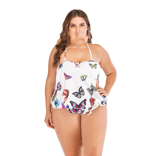 Traje de Baño Entero Estampado Tallas Grandes para Mujer - Image 5