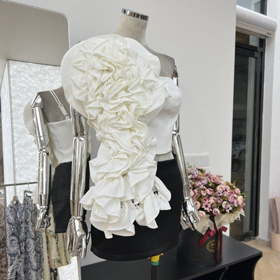 Chaleco Asimétrico Floral con Cinta - Diseño Goddess Street - Image 18