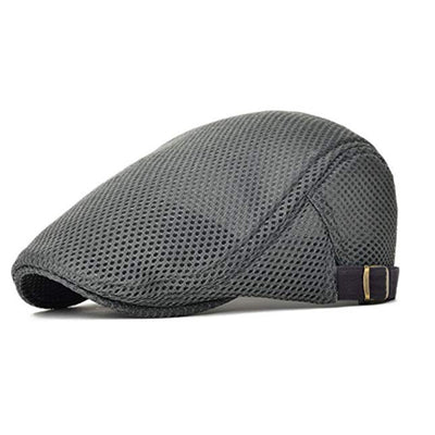 Boina Ajustable de Malla Estilo Newsboy - Gorra Plana Vintage - Image 5