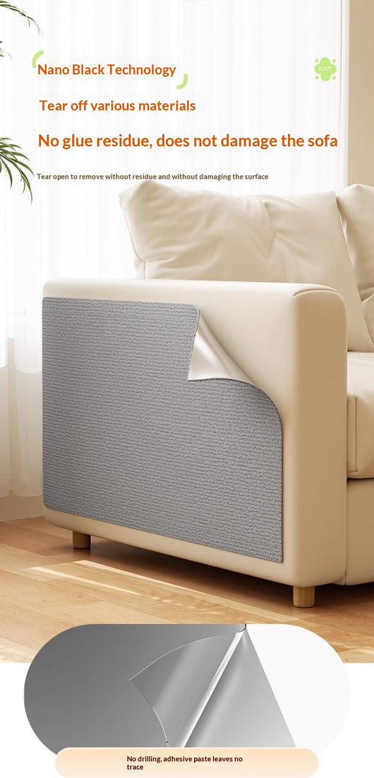 Rascador de Pared Adhesivo para Gatos - Recortable, Resistente y sin Pelusas - Image 15