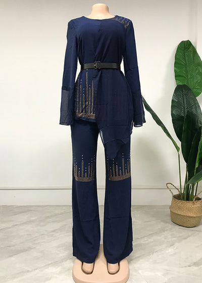 Conjunto de Dos Piezas Elegante para Mujer Talla Grande Estilo Africano - Image 4