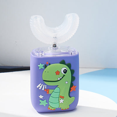 Cepillo de Dientes Eléctrico Inteligente en U para Niños con Tecnología Ultrasónica