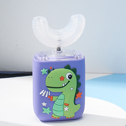 Cepillo de Dientes Eléctrico Inteligente en U para Niños con Tecnología Ultrasónica