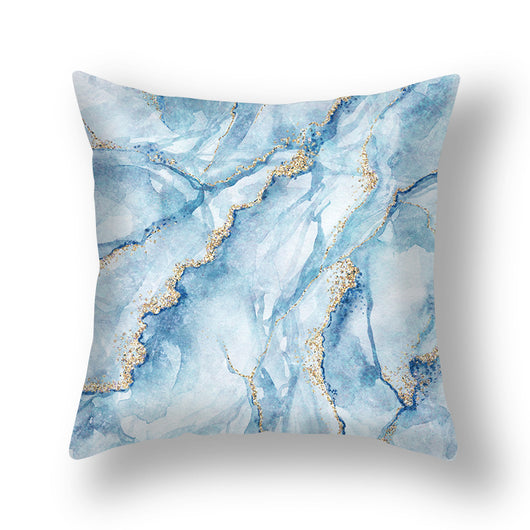Funda de Almohada Nórdica con Dorado Geométrico - Estilo Minimalista - Image 8