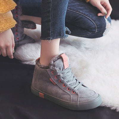 Zapatillas Altas de Algodón para Mujer - Image 12
