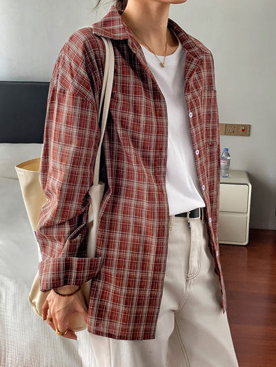 Camisa Abrigo Casual de Manga Larga para Mujer - Estilo Vacacional - Image 7