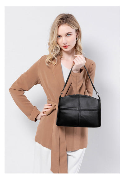 Bolso de Cuero Genuino para Mujer - Bandolera Simple y Elegante - Image 20