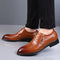 Sandalias Perforadas de Cuero para Hombre - Cómodas y Transpirables