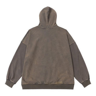 Sudadera con Capucha Desgastada Efecto Vintage para Hombre - Image 5
