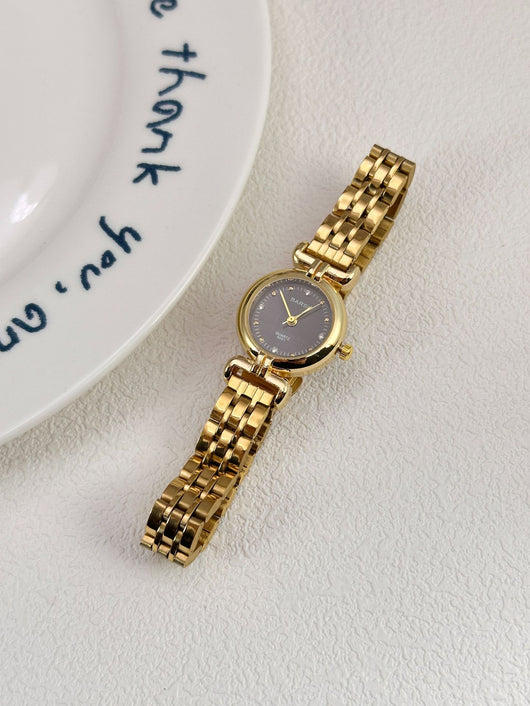 Reloj Dorado para Mujer Estilo Vintage con Pulsera de Acero - Image 21