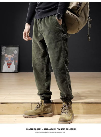 Pantalones de Pana Holgados Talla Grande para Hombre - Image 12