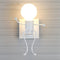White Wall Sconce