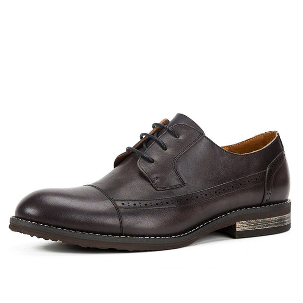 Zapatos de Cuero Casual Británicos para Hombre