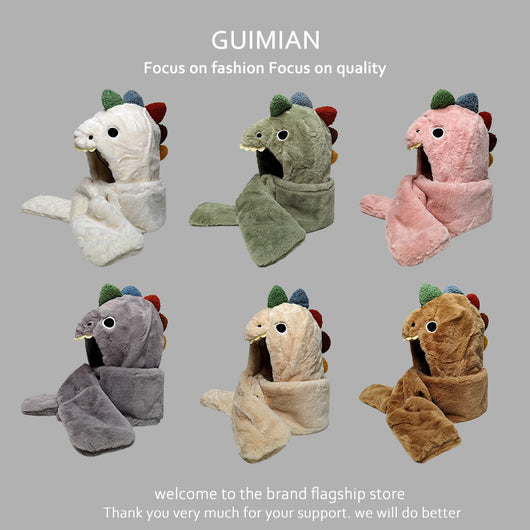 Conjunto de Gorro, Bufanda y Guantes Dinosaurios para Niños - Image 11