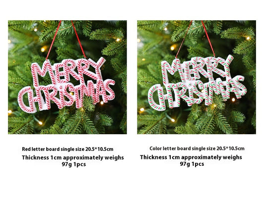 Adornos Navideños de Arcilla Polimérica con Letras Personalizadas - Image 9