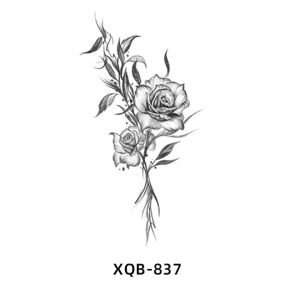 Tatuaje Temporal de Flores Resistente al Agua para Hombre y Mujer - Image 62