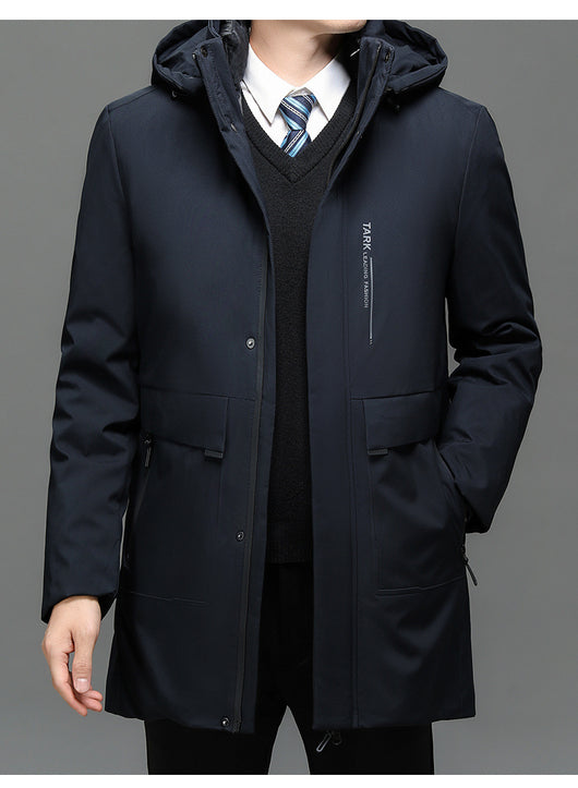 Chaqueta Térmica Acolchada de Algodón con Forro Desmontable para Hombre - Image 15