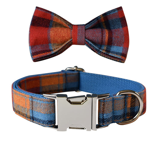 Collar para Perro de Terciopelo Azul con Hebilla de Aleación - Image 11