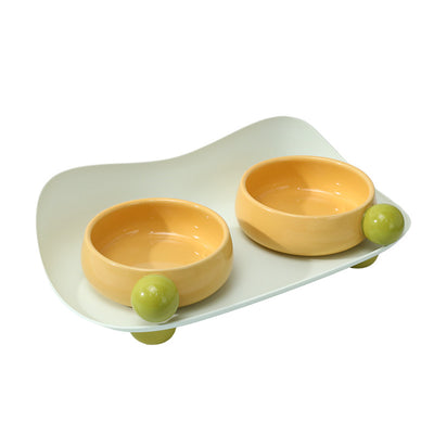 Comedero Elevado Doble para Gatos y Perros Pequeños - Cerámica con Soporte Antideslizante - Image 7