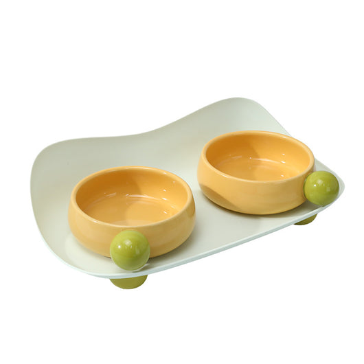 Comedero Elevado Doble para Gatos y Perros Pequeños - Cerámica con Soporte Antideslizante - Image 7