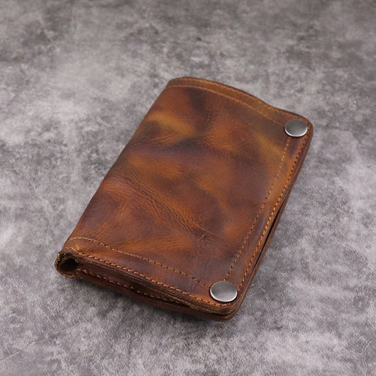 Cartera Larga para Hombre Estilo Retro Europeo con Múltiples Compartimentos - Image 10