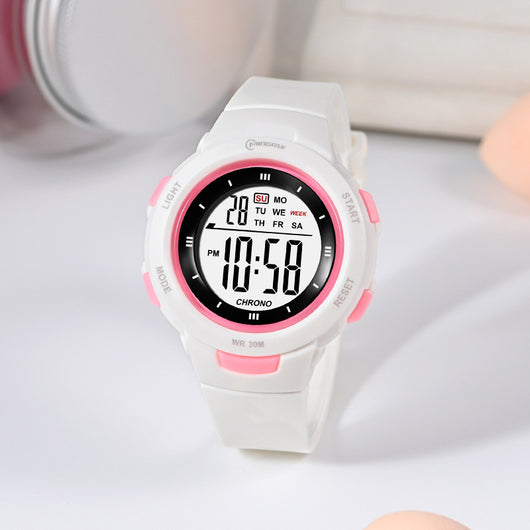 Reloj Electrónico Estudiantil con Correa Luminosa Impermeable y Hebilla de Moda - Image 12