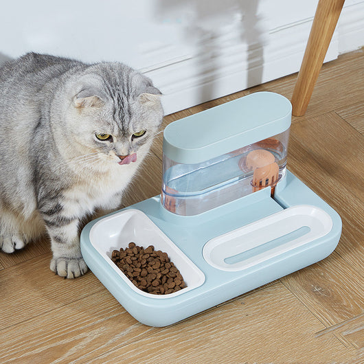Comedero y Bebedero Automático Antivuelco para Gatos - Image 5