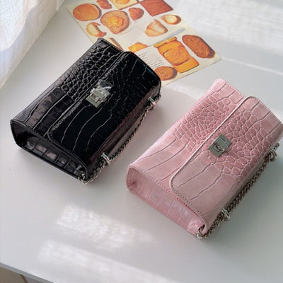 Bolso Crossbody Cuadrado Elegante con Cadena para Diario - Image 4