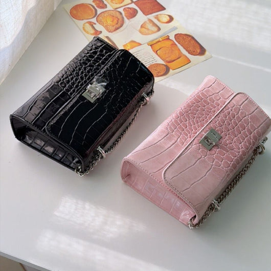 Bolso Crossbody Cuadrado Elegante con Cadena para Diario - Image 4