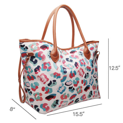 Bolso Tote para Mujer con Estampado Leopardo y Patrón Vaca - Bolsa de Hombro Grande Capacidad PU - Image 20