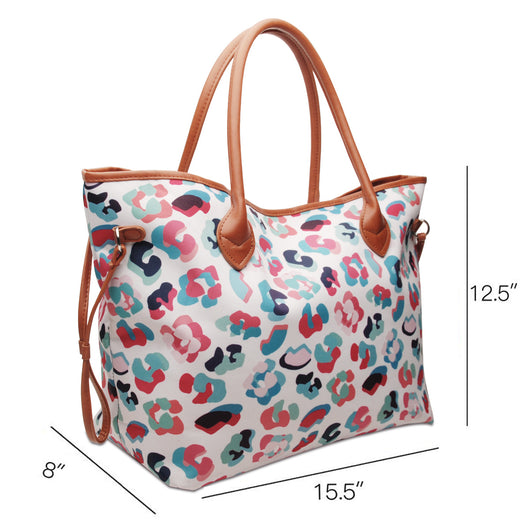 Bolso Tote para Mujer con Estampado Leopardo y Patrón Vaca - Bolsa de Hombro Grande Capacidad PU - Image 20